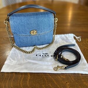 Coach Cassie 19 Denim Crossbody Bag